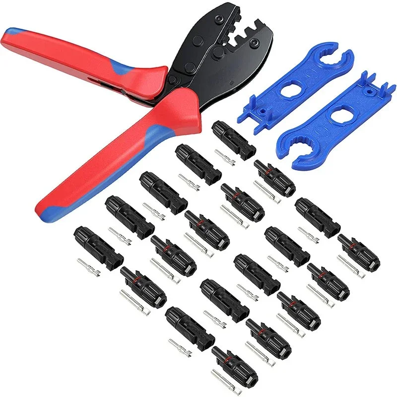 

MC4 Crimping Pliers Cable Multi Functional Pliers Socket Crimping Pliers Photovoltaic Connection Solar Terminal Pliers Hand Tool