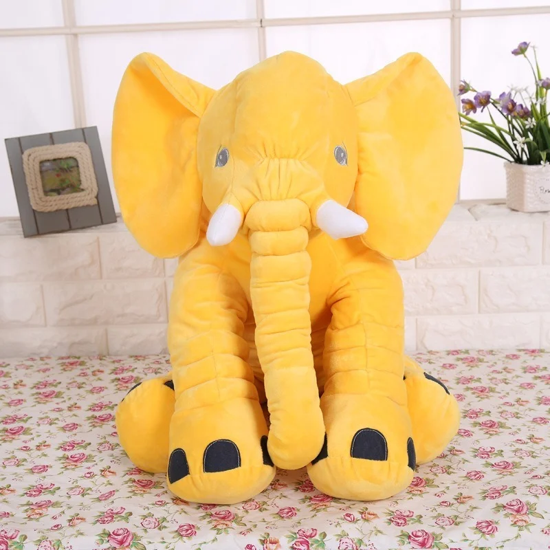 thumbnail image 1 of Elefante de peluche de 30/40/60 cm, animal de moda, muñeco de peluche de elefante, almohada suave, juguete para niños, decoración de cama para habitación de niños, juguete de regalo, 1 of 5