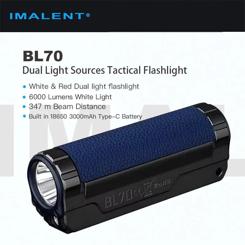 IMALENT / イマレント BL70 6000ルーメン / 347メートル Amazon.co.jp: IMALENT (イマレント) BL70 軽量 懐中電灯 強力 LED