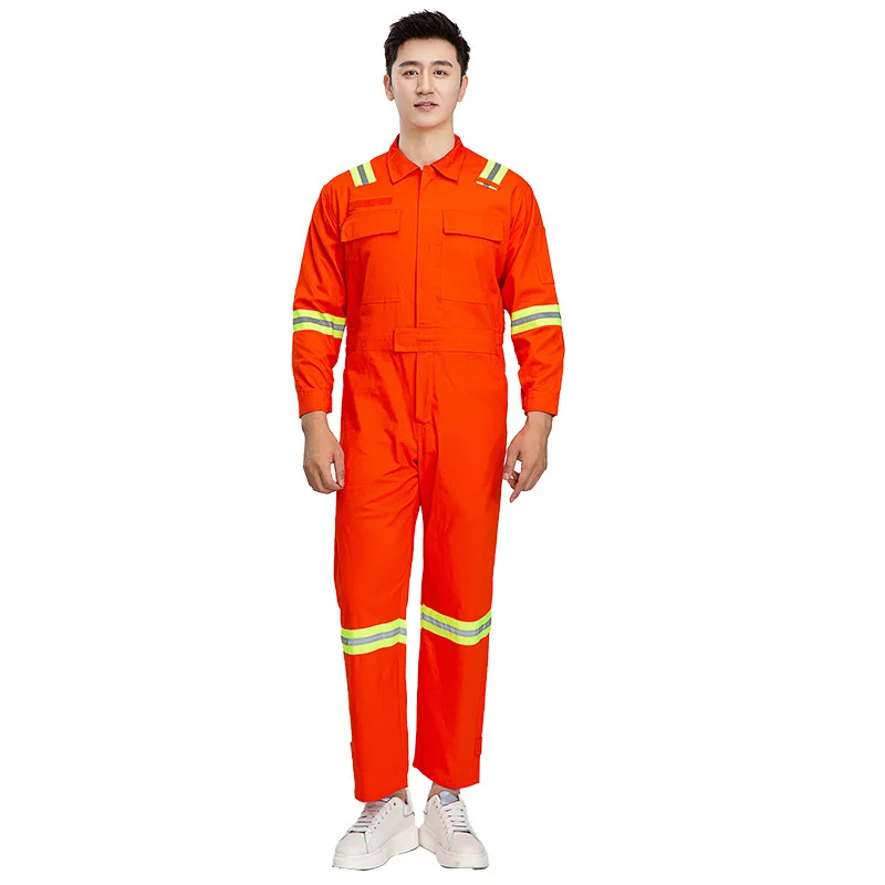 

Hi Vis Reflective Stripe Safety Work Overalls Sailor Miner Woking Coveralls Jumpsuit Auto Repairman Mechanical Worker Uniforms