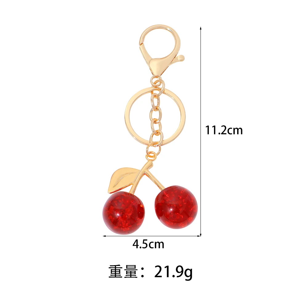Cherry Keychain Purse Charm Cute Bag Accessory For - Buy