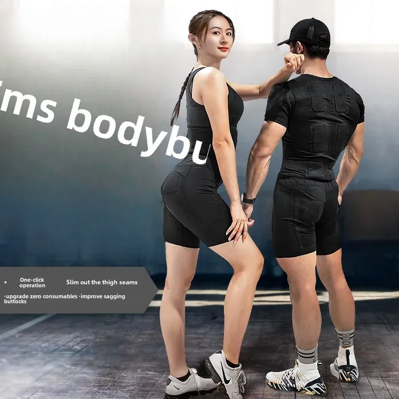 New Smart Fitness Clothes Home Workout Shaping Equipment For Men And Women Suitable For European And American Passive Training