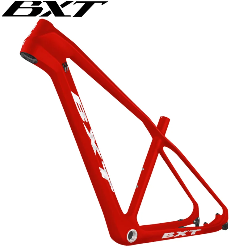 Cadre VTT Carbone 27,5" - Tailles 15,5/17/19", Axe 142x12 Mm, Compatible Frein à Disque, Neuf