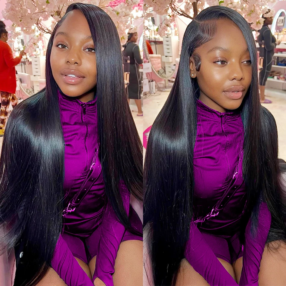 

30 40 Inch Straight Lace Front Wigs Human Hair 360 Full Lace Wigs For Women Brazilian Pre Plucked 13x4 13x6 Hd Lace Frontal Wig