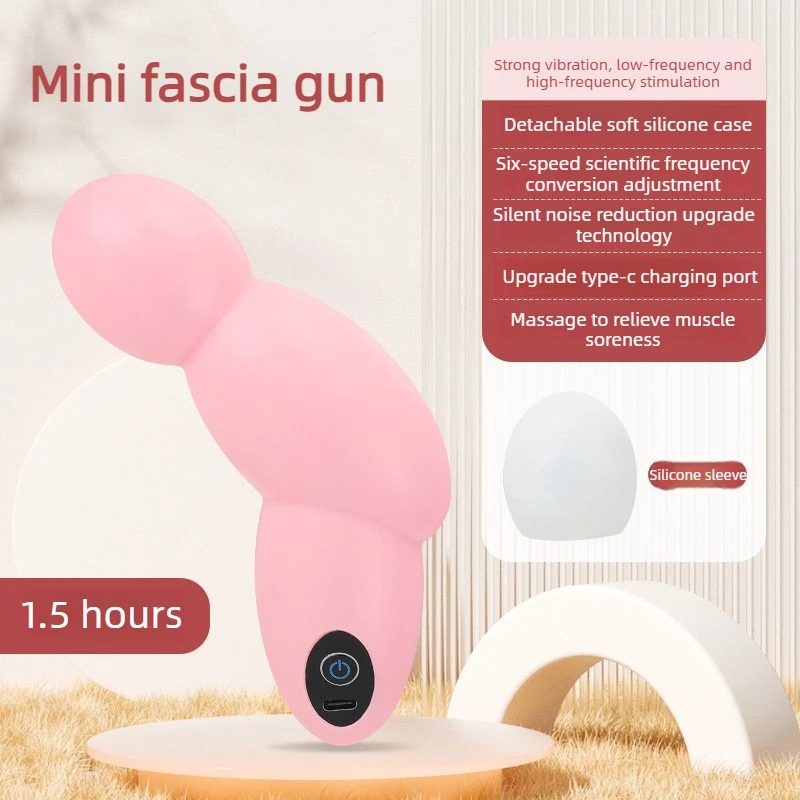 Compact 6-Speed Portable Muscle Relaxation Massager - Electric Vibration Therapy Device