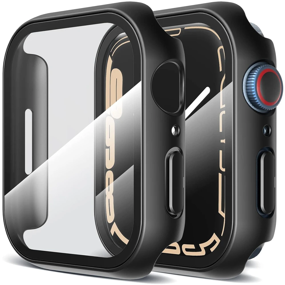Apple Watch Screen Protector Glass Cover For Apple Watch case 9 8 7 6 SE 5 iWatch Accessorie 44mm 40mm 41mm 45mm 42mm 38mm
