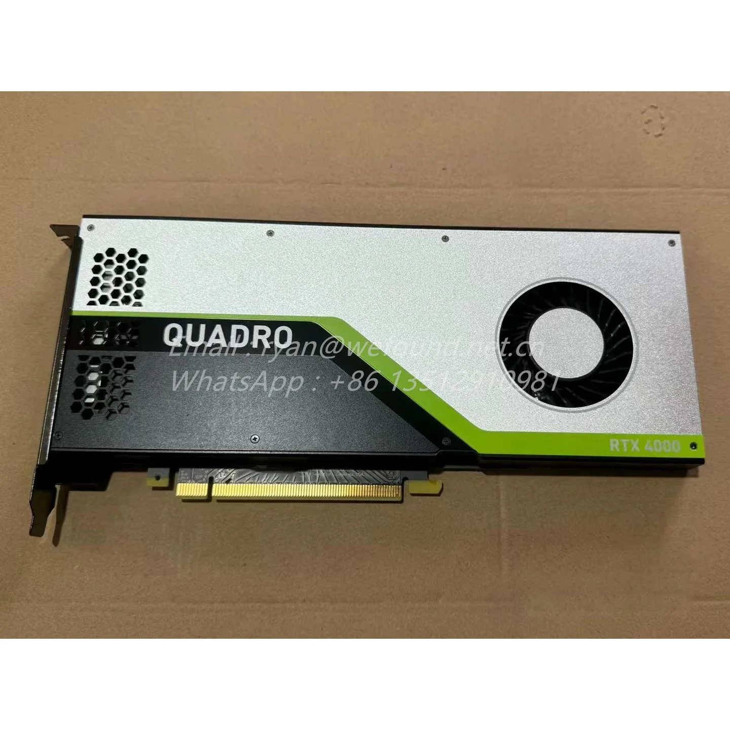 NVIDIA Quadro RTX 4000 動作確認済 箱無し NVIDIA Quadro RTX
