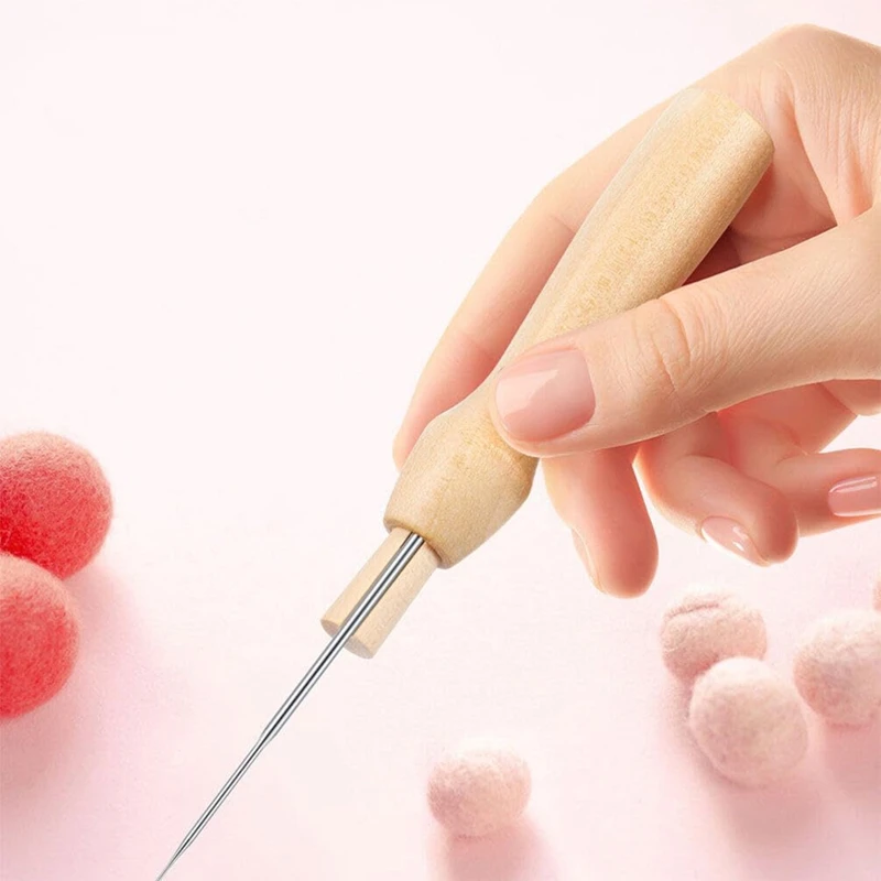 GOOD-16Pcs Needle Felting Tools Poking Felting Needle Handles Replacement Punch Holder Wool Needles Handles