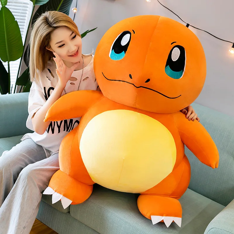 thumbnail image 1 of Pokemon Cute and Soft Charmander Plush Doll Accompanying Sleeping Pillow Toy Birthday Gift for Kids, 1 of 4