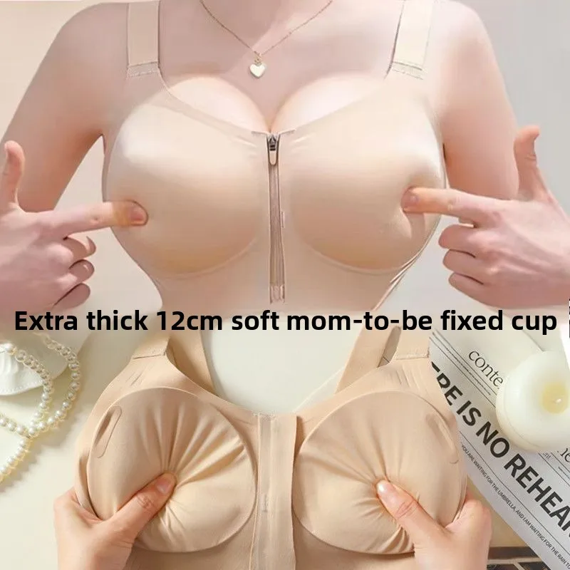 12CM Thickest Push Up Bra for Small Chest - Front Hook, Full Coverage No Gap, Back Smoothing, Ultimate Lift & Shape 2