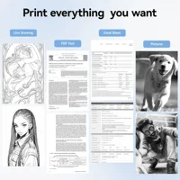 New Mini Printer Paper A4 Thermal Printer Roll Paper For A40 Inkless Printing Paper For Photo Picture PDF Print Transfer Paper 3