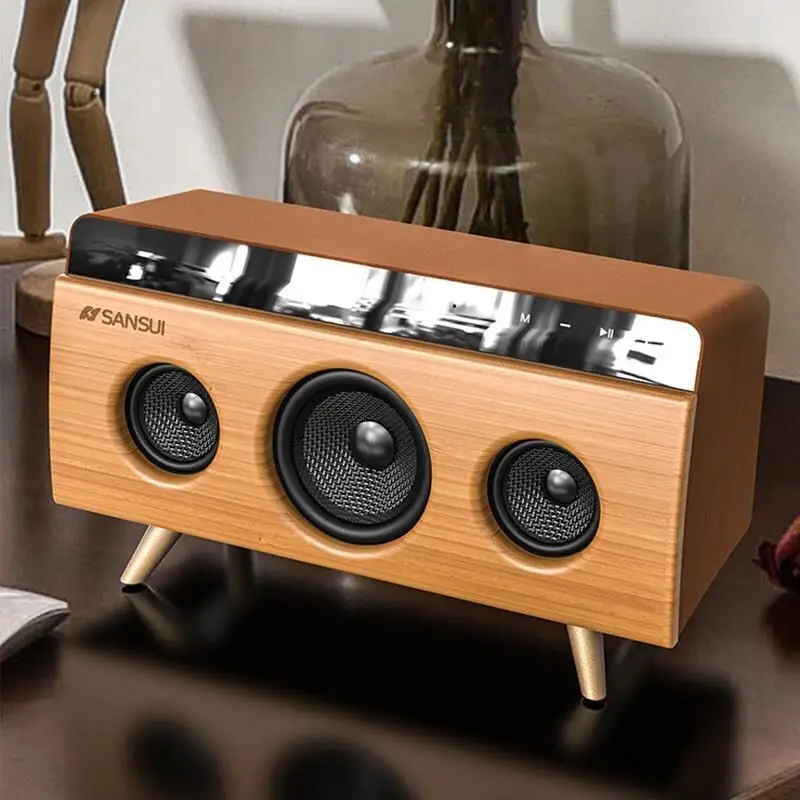 SANSUI 木製　スピーカー Sansui ビンテージスピーカー 木製
