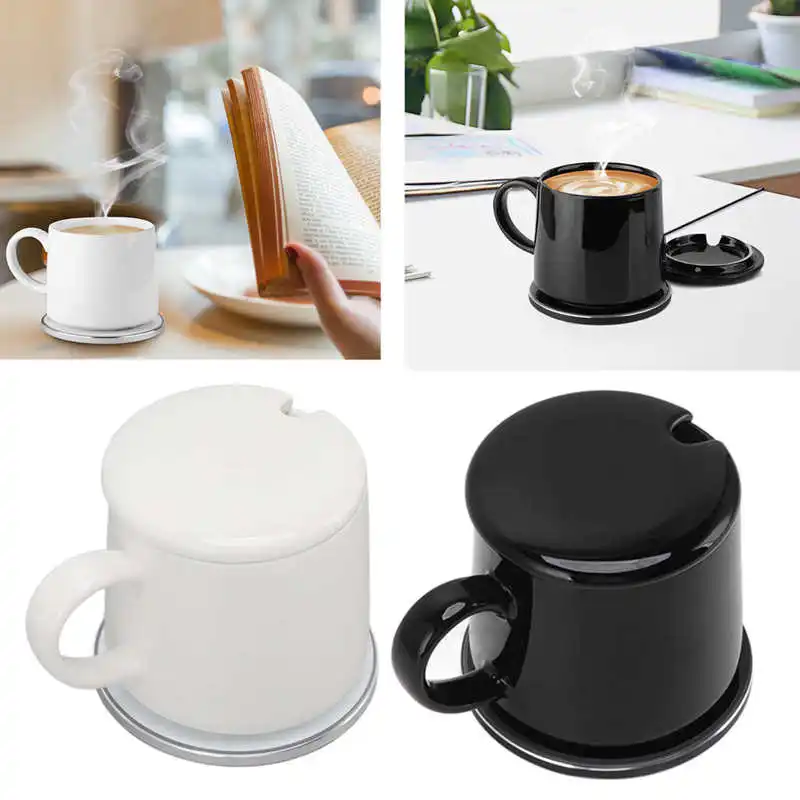 

Desktop Coffee Warmer Mug USB Smart Cup Warmer Pad Mobile Phone Wireless Charger Heating Coaster Coffee Cup Heating Plate