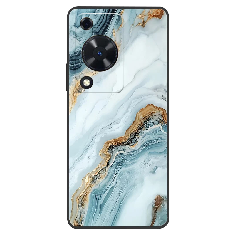 Marble Soft Matte Silicone Back Cover – Full Coverage Phone Shell