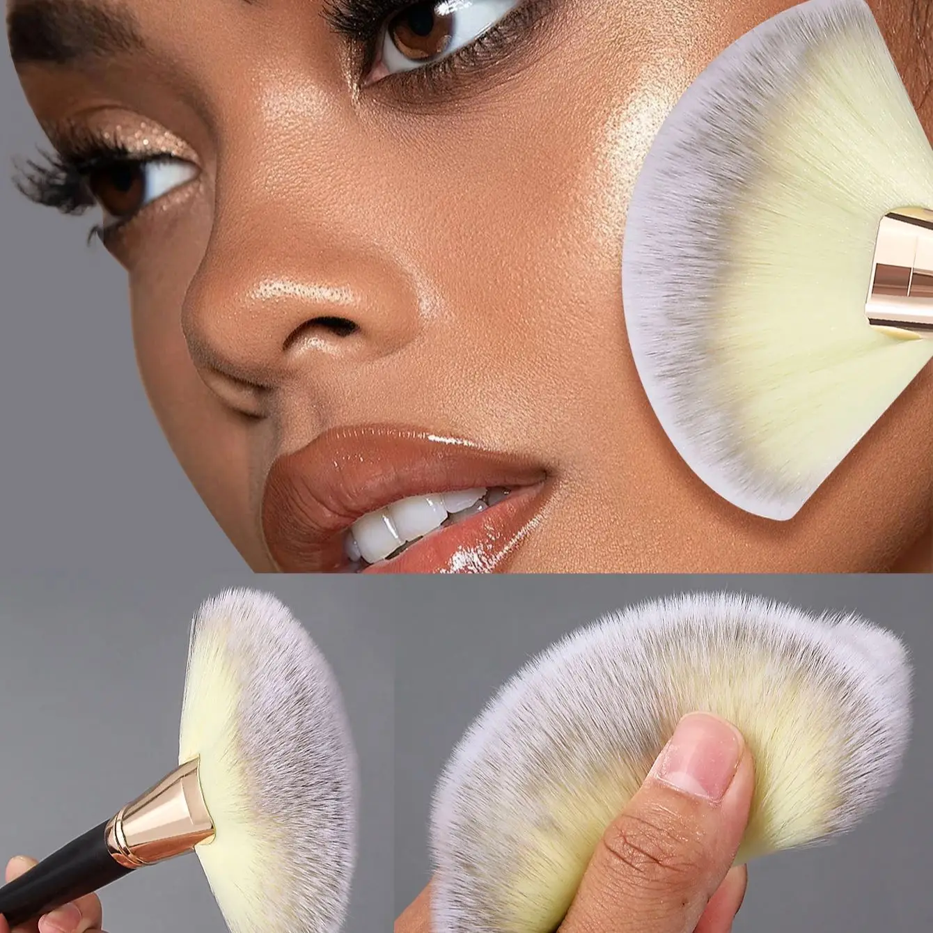 Fan Brush in Use