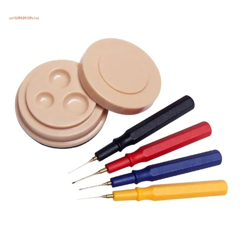 

Watch Repair Tools Set Includes 4 Watch Oiler Pens and 1 Oil Cup Watches Clocks Repairing Tools