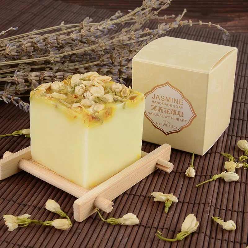 Flower Soap Dry Flower Essential Oil Soap Face Hand Nourishing Skin Care Cleansing Handmade Bath Soap Natural Herbal