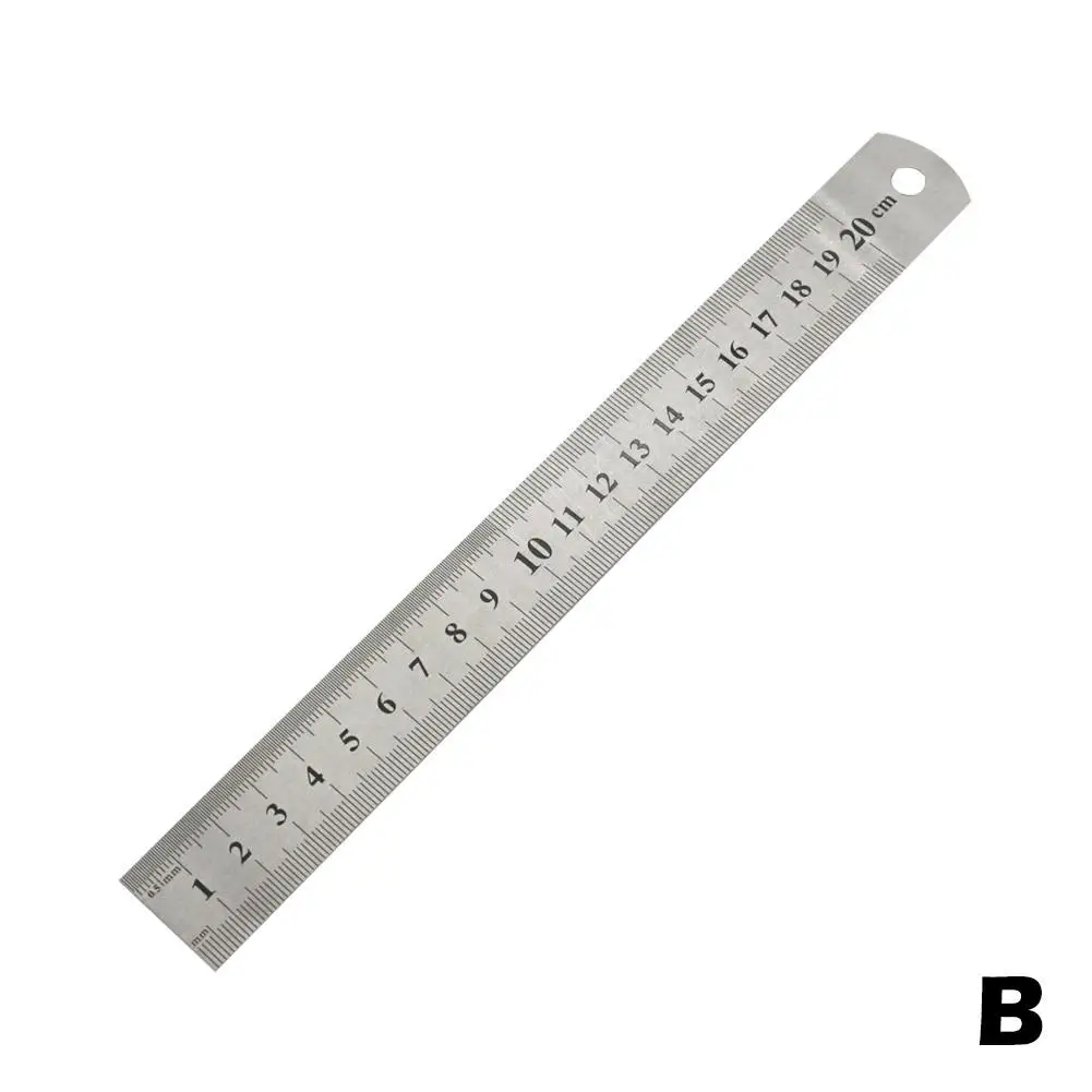 Metal Ruler 3 Pieces Stainless Steel Ruler With Cork Backing Non Slip Straight  Edge Metal Ruler For Office School Work - AliExpress