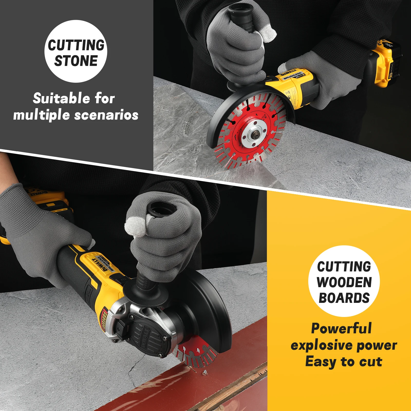 Dewalt DCG405FN/NT 125MM amoladora angular sin escobillas inalámbrica 9000RPM máquina cortadora pulidora para baterías de litio 6