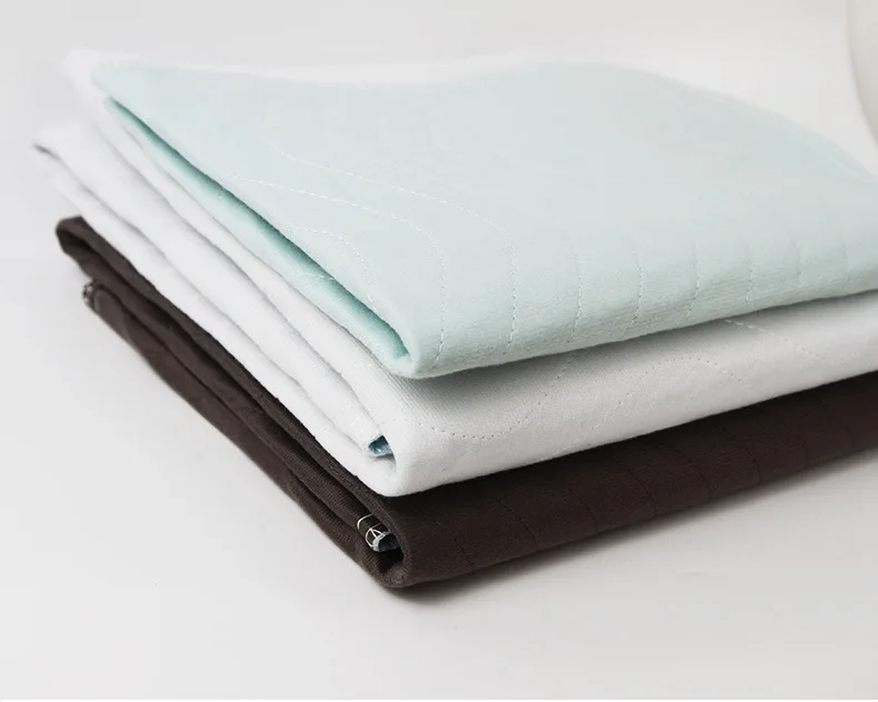Elderly Absorbent Incontinence Pad-Waterproof Mattress Protector for Bedwetting, Pet Care-Polyester Fleece Bed Pad.