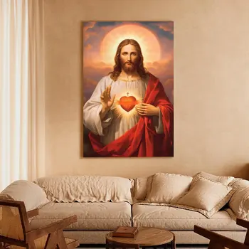 Sacred Heart Jesus Canvas 1