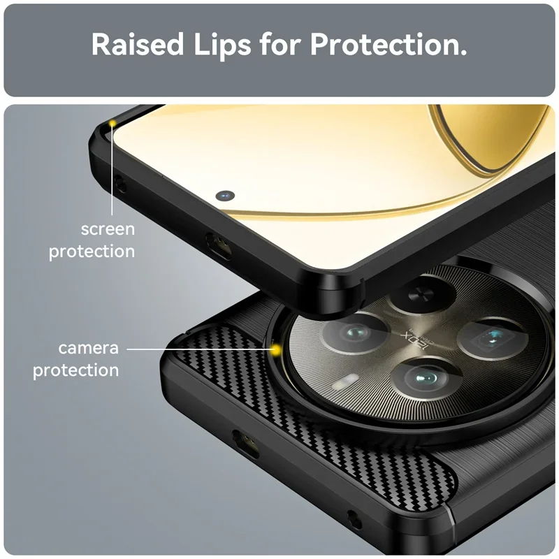 Flexible Shockproof TPU Protective Phone Case - Transparent Cover