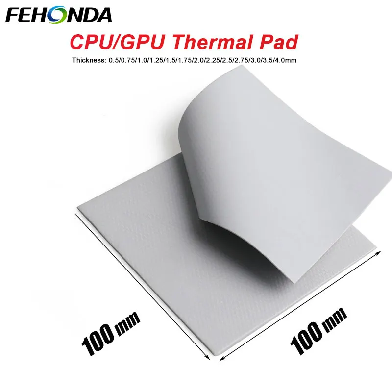 High-Performance Thermal Silicone Pad - Multiple Thickness Options