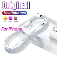 Original Wired Lightning Earphones For Apple iPhone 14 13 12 11 Pro Max Mini X XS XR X 7 8 6 Plus SE Headphones Accessories 1