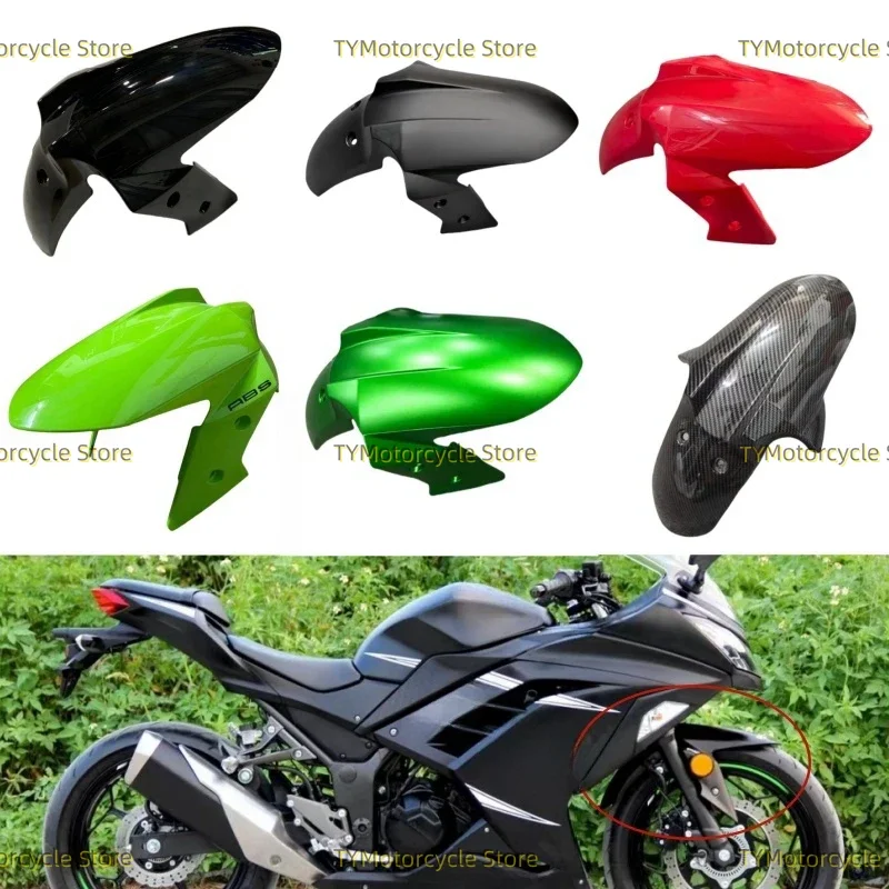 Front Fender Mudguard Cover Fairing Fit for Kawasaki NINJA250 NINJA300 EX300 EX250 Z250