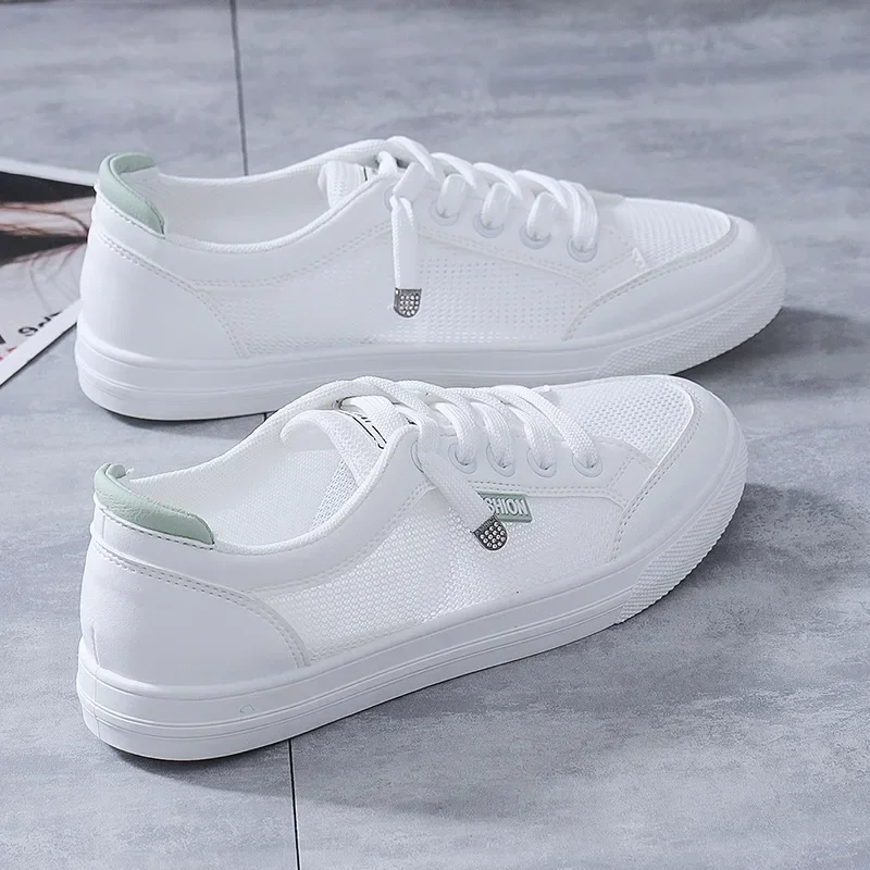 Summer Knitted Breathable Sneakers Women's Vulcanize Shoes