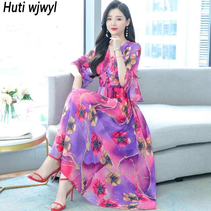 Dress Top Design: How This Floral Chiffon Maxi Dress Solves Real Style  Problems for Women in