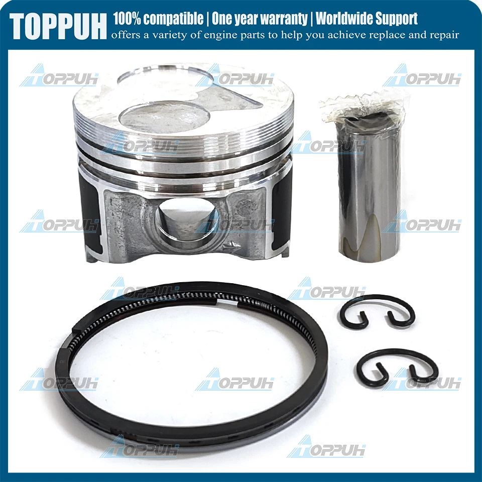 

D902 New 1 set Piston + Rings Kit Set STD for Kubota (oil ring 3mm)