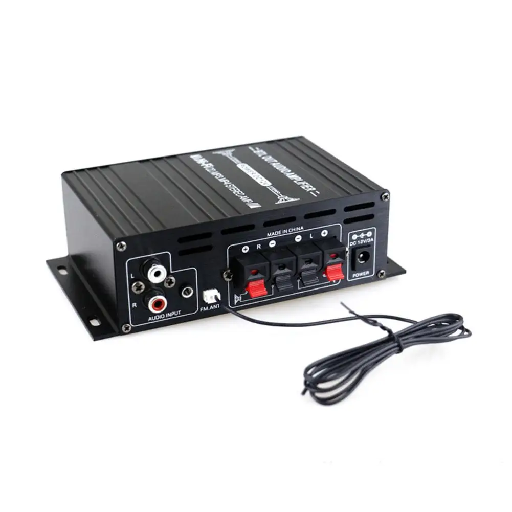 Amplificador de Potência Digital sem Fio Ak380 Bluetooth 5.0 hi fi fm Áudio Som Estéreo Subwoofer Adequado para Karaokê Casa Carro - Image 2