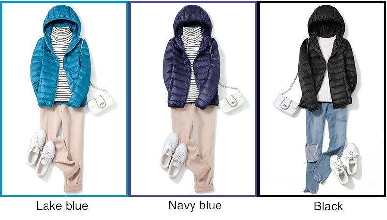 15 Colors Women Ultra Lightweight Puffer Jacket 2023 New Korean Fashion Hooded Short Female Wind-Resistant Breathable Down Coat