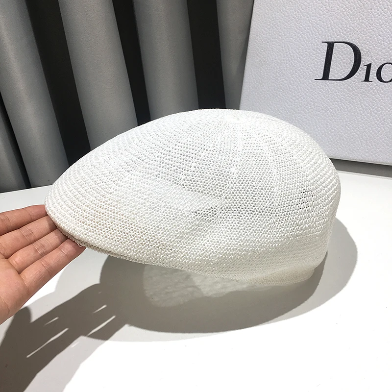 الصيف رقيقة شبكة إلى الأمام قبعة جديدة عادية البري...