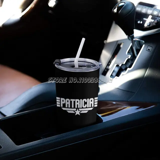 Repülőgép Lány Pilóta Repülés Neve Utazás Bögre Jég Pohár 304 Rozsdamentes Acél Vákuum Szigetelt Autó Kupa Kávé Sík Égrepedés - Image 5