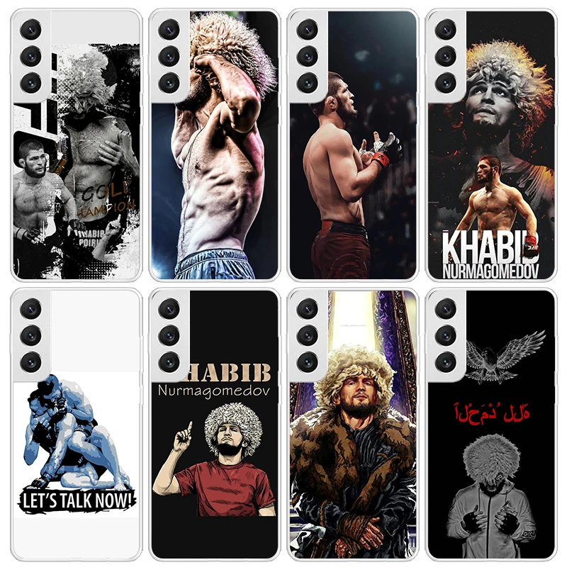 Custodia Per Telefono Khabib Nurmagomedov Per Samsung Galaxy S24 S23 S22 S21 Ultra S20 Fe S10 Plus S10E S9 S8 Cover Posteriore Morbida In Tpu Funda