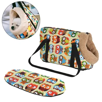Fashion Pet Carrier For Small Dogs Cats Warm Fleece Puppy Dog Bags Outdoor Travel Slings For Chihuahua Dog Cat Products