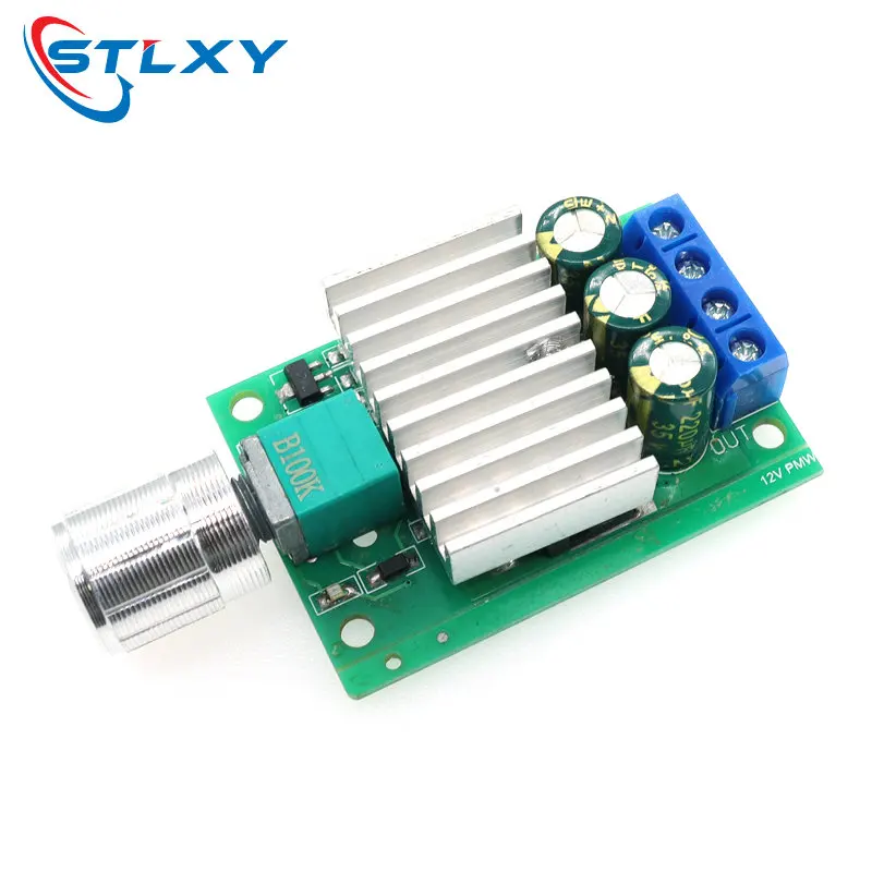 10A 12V-30V PWM DC Motor Speed Controller 12V 24V Adjustable Speed Regulator Dimmer Control Switch Fan Motor LED Light