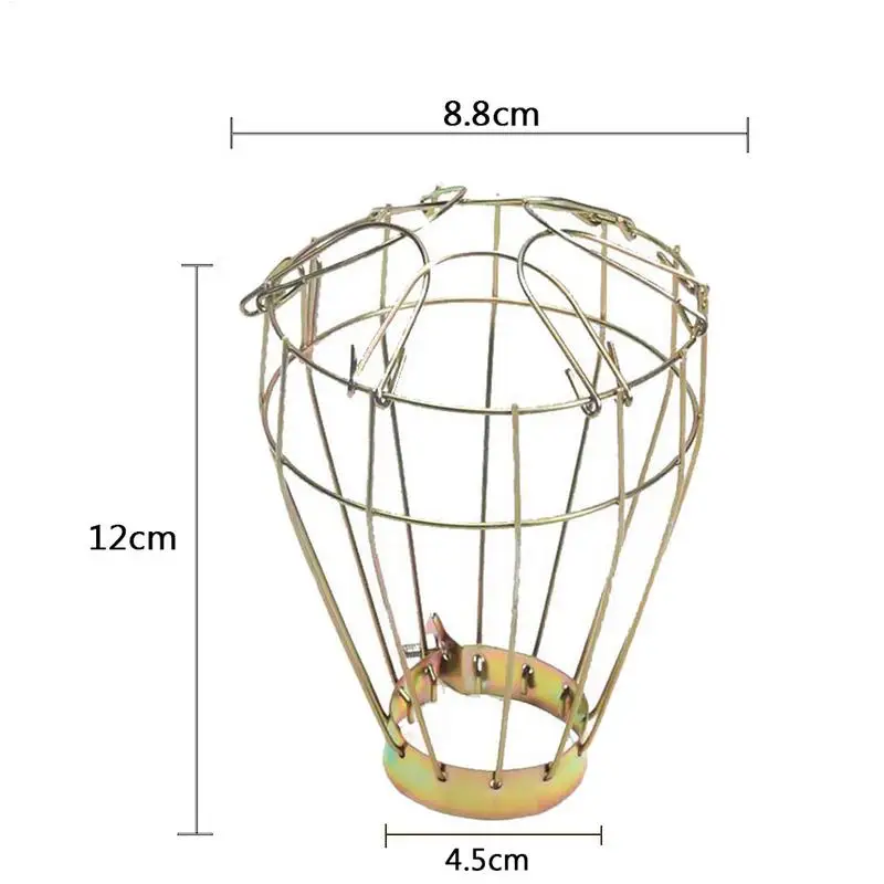 Anti-scalding Protective Lampshade Ceramic Heating Lamp Bulb Reptile Pet Heating Lamp Iron Wire Safety Protective Net Cover Pet