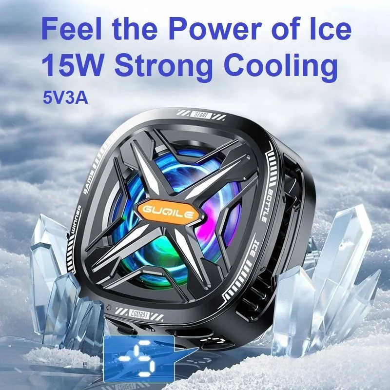 Phone Cooler 15w Semiconductor Mobile Phone Radiator Digital Display