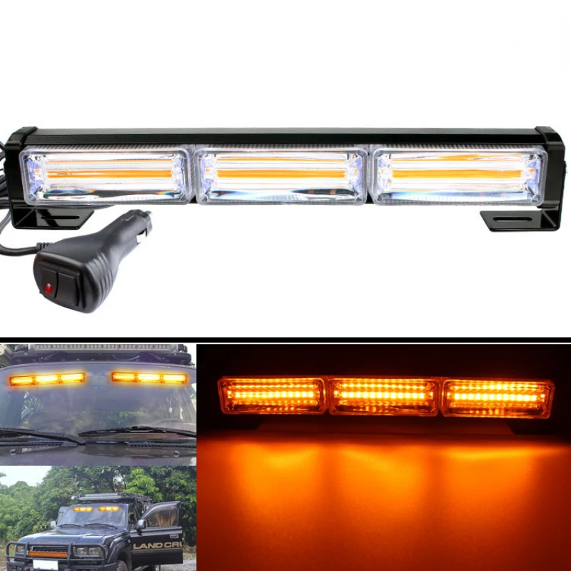 8.5cm3 SingleSided Car Flashing Light Cob Radiator Grille of Car Led