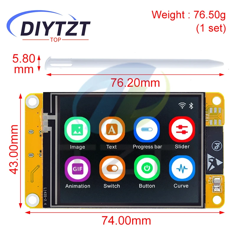 รูปสินค้า DIY ESP32 บอร์ดพัฒนา 2.4 นิ้ว TFT LCD สัมผัสได้