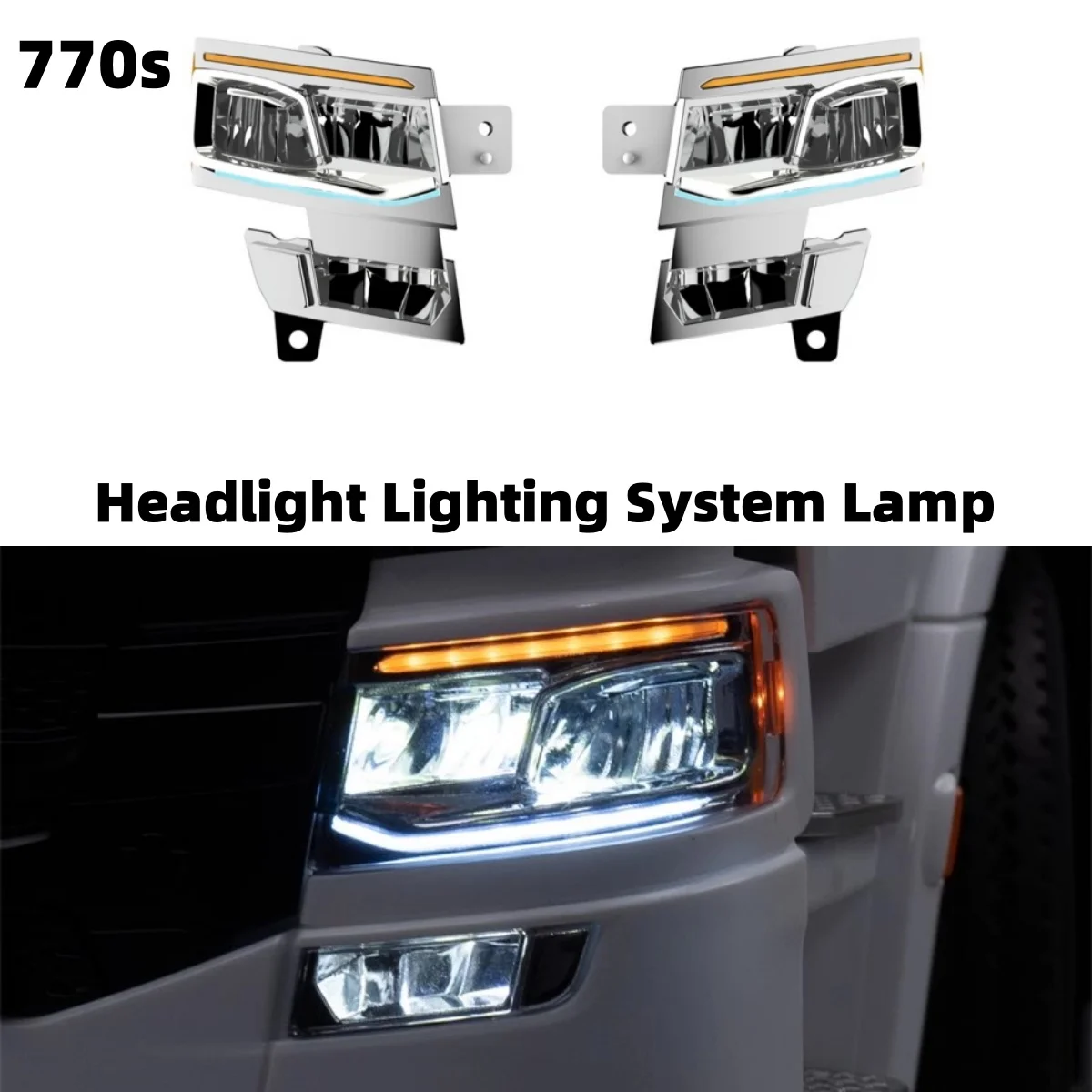 Projecteur LED Pour Toit De Camion RC Tamiya Scania 770S 1/14 - Carte électronique Neuve