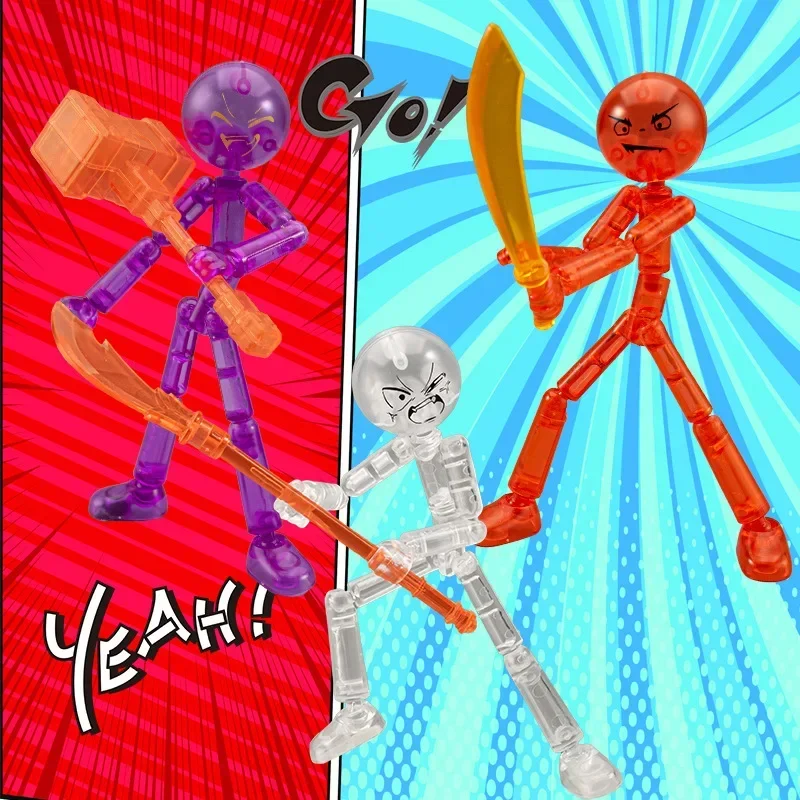 Giocattoli di assemblaggio di modelli tridimensionali Decorazione di burattini multi-articolabili Action Figures Giochi di regali anime - immagine 3