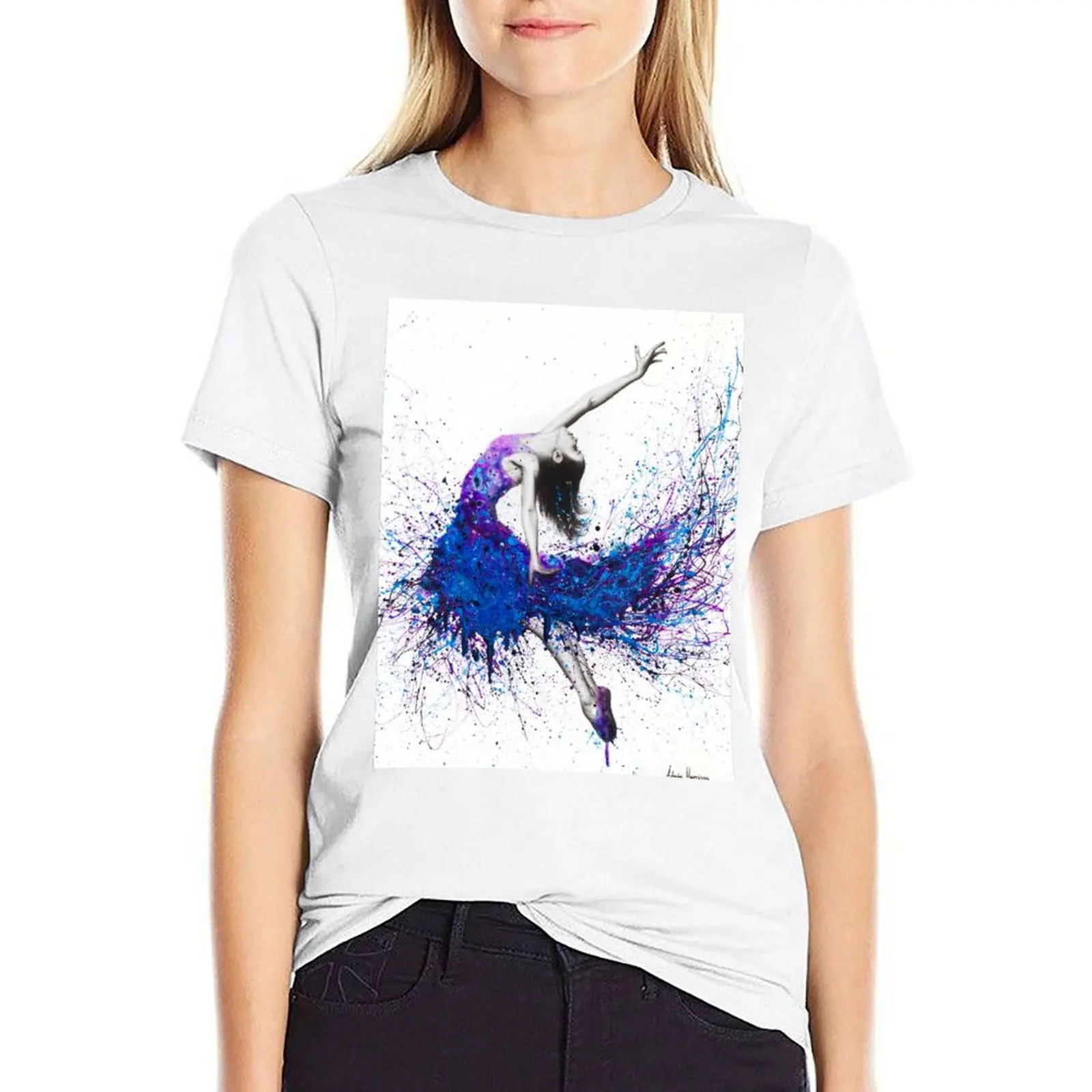 

Evening Sky Dancer T-shirt anime clothes aesthetic clothes t shirt Women