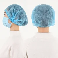 10/20pcs Disposable Non Woven Fabric Sterile Hat For Grafting Eyelash Makeup Hair Net Caps SPA Hair Salon Bathroom Supplies 2