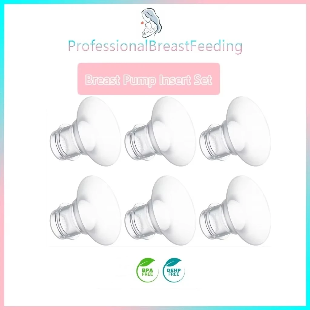 6 Pcs Flange Inserts 13/14/15/16/17/18/19/20/21mm 6PCS,Compatible with Momcozy S12 Pro/S9 Pro/S12/S9 Wearable Breast Pump