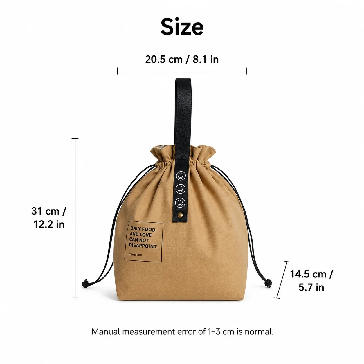Insulated Thermal Lunch Tote Bag - Reusable Food Storage Carrier for Work, Travel, and Picnics