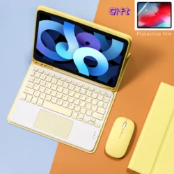 Clavier sans fil avec souris magique, bluetooth, pour iPad Pro 11 2021 2020 Air 4 10.2 9e 8e génération, étui Mini 6 Air 2 
